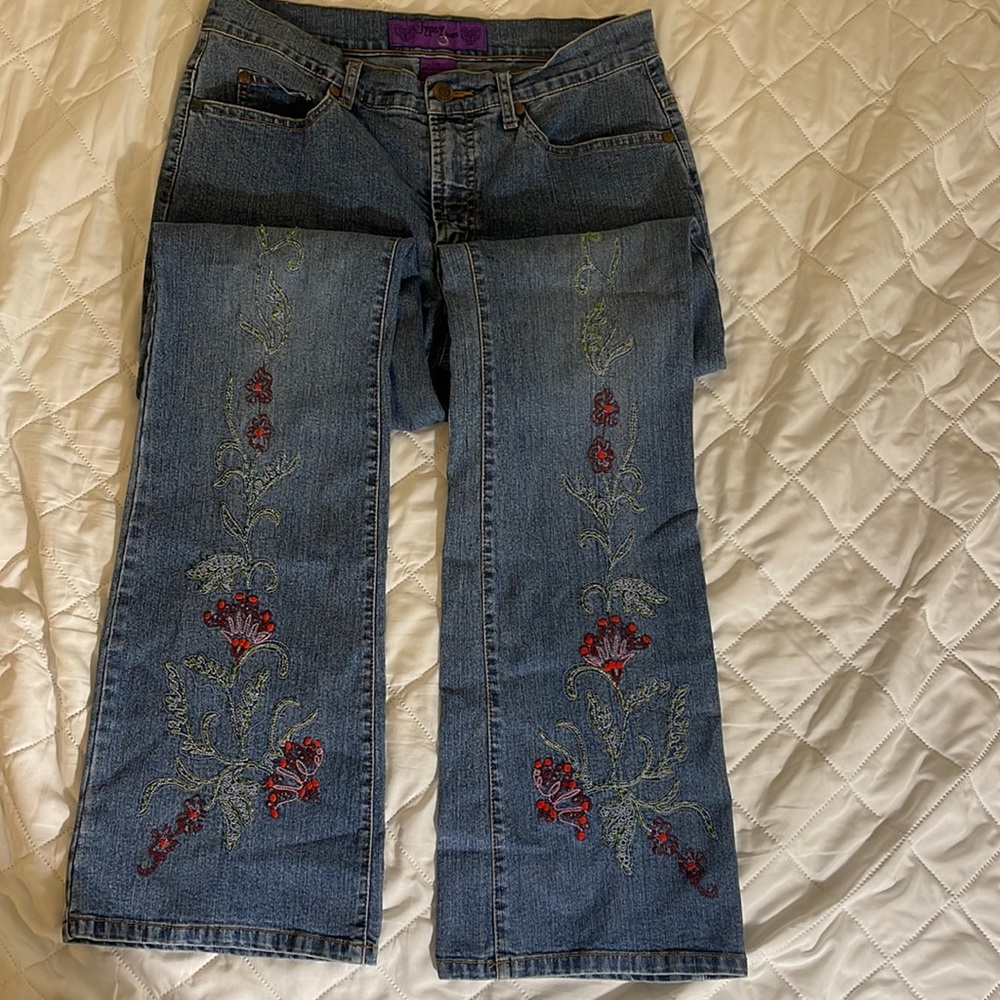 Gypsy Jeans size 7/8 blue jeans